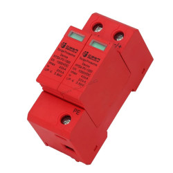 DC SPD 2P 500V Surge Arrester Protect Device Solar PV Panel Surya PLTS