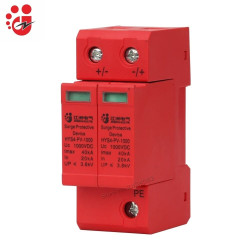 DC SPD 2P 500V Surge Arrester Protect Device Solar PV Panel Surya PLTS