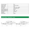 MC4 Cabang 2 (2-IN to 1-OUT) 2T T-Type 1000V Max 50A Solar Panel Surya