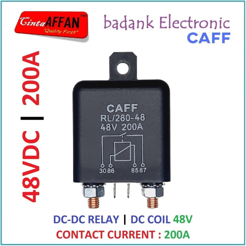 COIL 48V DC-DC Relay 200A Automotive Heavy Duty High Current Starting