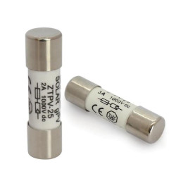 10pcs/pack - Solar PV Fuse Link DC 1A 1000V Size 10x38mm