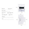 60A TUYA Single Phase WIFI Smart Energy Meter MODBUS kWh Pre-Payment
