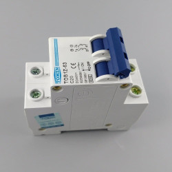 MCB DC C3 3A 440V 2P Circuit Breaker Solar PV Panel Surya PLTS