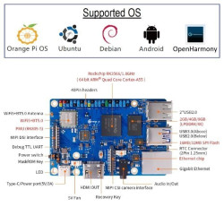 PACK-14C2  Orange Pi 3B (2GB) - Complete SET