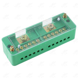 AC/DC Wire Combiner (2-IN to 12-OUT) Junction Box Solar Panel Surya