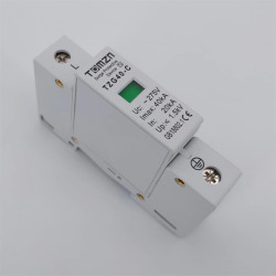 AC SPD 1P 275V 20-40KA Class C Pengaman Petir Surge Arrester AC