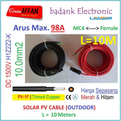 MC4 --- Ferrule PV Cable 1500V H1Z2Z2-K 10mm2 Tinned copper L10M