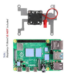Cooling Fan with Heat Transfer Pad for Raspberry Pi 4 Model B