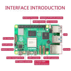 KIT-5D(128)  Raspberry Pi 5 (8GB RAM) - Complete SET (MicroSD 128GB)