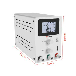 300W Adjustable DC Power Supply 0-30V 0-10A Switching Precission Lab