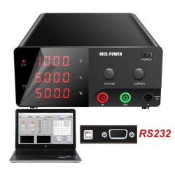 1200W Adjustable DC Power Supply 0-120V 0-10A with port RS232