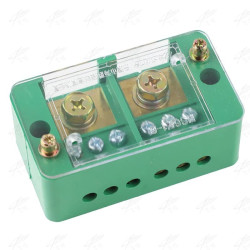 AC/DC Wire Combiner (2-IN to 6-OUT) Junction Box Solar Panel Surya