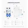 3A TOMZN MCB DC 2P 1000V C3 3A Circuit Breaker Solar PV Panel Surya