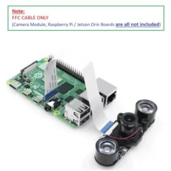 150mm FFC CAMERA CABLE 15-Pin to 15-Pin Length 15cm for Raspberry Pi 4B/3B Jetson Nano etc