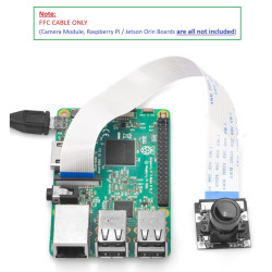 150mm FFC CAMERA CABLE 15-Pin to 15-Pin Length 15cm for Raspberry Pi 4B/3B Jetson Nano etc