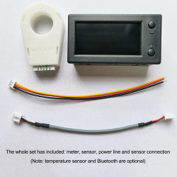 300V 100A DC Digital Power Meter Hall Sensor - Wh Ah Watt Volt Amp