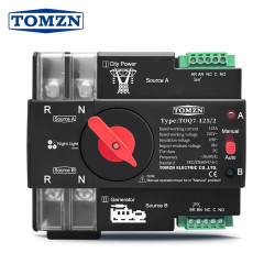 ATS AC 125A 220V 2P Automatic Transfer Switch