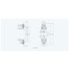 63A - SUNTREE SNH00 gPV 1P 1000V DC Fuse Base/Holder  Fuse Link PV