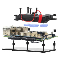 Metal CASE - Orange Pi 3B (with Cooling Fan)