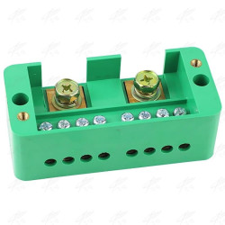 AC/DC Wire Combiner (2-IN to 8-OUT) Junction Box Solar Panel Surya