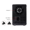 NICE POWER Adjustable DC Switching Power Supply 0-120V 0-3A - BLACK