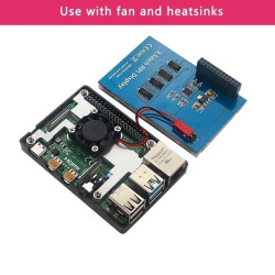 KIT-1E(256)  Raspberry Pi 4 (8GB RAM) KIT LCD 3.5 Inch MicroSD 256GB - Complete SET SIAP PAKAI