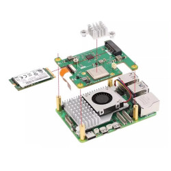 KIT-6H(256)  Raspberry Pi 5 (16GB RAM) KIT LCD 7 Inch with HAILO-8 (26-TOPS) and SSD NVME  - Complete SET SIAP PAKAI