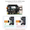 PCIe to M.2 HAT for Raspberry Pi 5 Support for SSD NVME 2230 and 2242 Form Factor