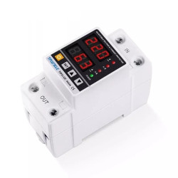 Protection Relay 220V 63A ADJUSTABLE Over Under VOLTAGE Over CURRENT