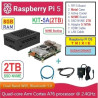 KIT-5A(2TB)  Raspberry Pi 5 (8GB RAM) KIT NVME SSD 2TB - Complete SET