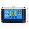 60A PWM Solar Charge Controller 12V 24V 60A with LCD and USB