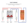 CAFF MCB DC C80 80A 1000V 2P Circuit Breaker Solar PV Panel Surya PLTS