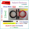 MC4 --- MC4 PV Cable 1500V H1Z2Z2-K 2.5mm2 Tinned copper L  3 Meter