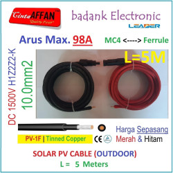 MC4 --- Ferrule PV Cable 1500V H1Z2Z2-K 10mm2 Tinned copper L5M