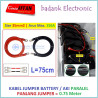 Kabel Jumper Battery PARALEL Size 35 mm2 L  0.75 meter Panel Surya