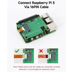 OFFICIAL Raspberry Pi 5 M.2 HAT compatible for SSD NVME 2230 and 2242