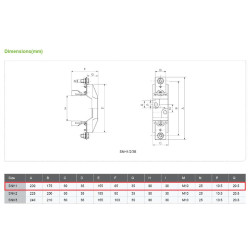 160A - SUNTREE SNH1 gPV 1P 1000V DC Fuse Base/Holder  Fuse Link PV
