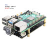 SUPTRONICS X862 USB3.0 to M.2 SATA NGFF SSD Shield for Raspberry Pi 4