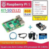 KIT-5D(512)  Raspberry Pi 5 (8GB RAM) - Complete SET (MicroSD 512GB) Network Attached Storage (NAS)