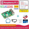 KIT-5C(256)  Raspberry Pi 5 (8GB RAM) - Complete SET (MicroSD 256GB)