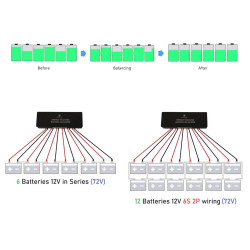 HA02-6S 72V Battery Equalizer Accu Balancer Penyeimbang Tegangan Aki