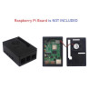 ABS Case  Cooling Fan  Heatsink untuk Raspberry Pi 4 Model B