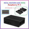Geekworm P575  Raspberry Pi 5 METAL HEATSINK CASE (with Cooling Fan)