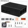 Geekworm P575  Raspberry Pi 5 METAL HEATSINK CASE (with Cooling Fan)