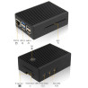 Geekworm P575  Raspberry Pi 5 METAL HEATSINK CASE (with Cooling Fan)
