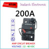 200A Thermal Circuit Breaker DC 12-48V 200A Solar Panel Surya Aki