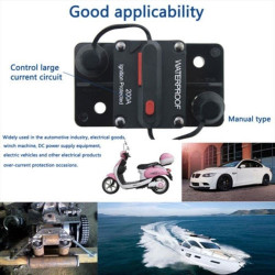 60A Thermal Circuit Breaker DC 12-48V 60A Solar Panel Surya Battery