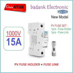 15A Solar PV Fuse Holder DC 1000V with Fuses 15A Solar Panel Surya