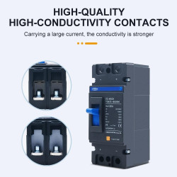 MCCB DC 2P 125A 1000V Molded Case Circuit Breaker Panel Surya PLTS