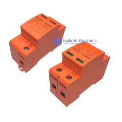 DC SPD 2P 800V Surge Arrester Protect Device Solar PV Panel Surya PLTS